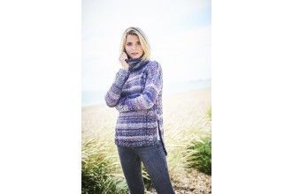 9716 Stylecraft Ladies Sweater and Jacket in Carnival Tweed Chunky