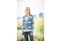 9717 Stylecraft Ladies Sweater and Cardigan in Carnival Tweed Chunky
