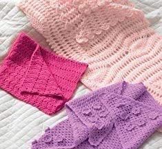 3658 King Cole Crochet Baby Blanket, Wrap and Shawl in Comfort DK