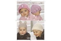 1742 Sirdar Baby and Childrens Assorted Hats, Birth-7yrs in Snuggly 4Ply