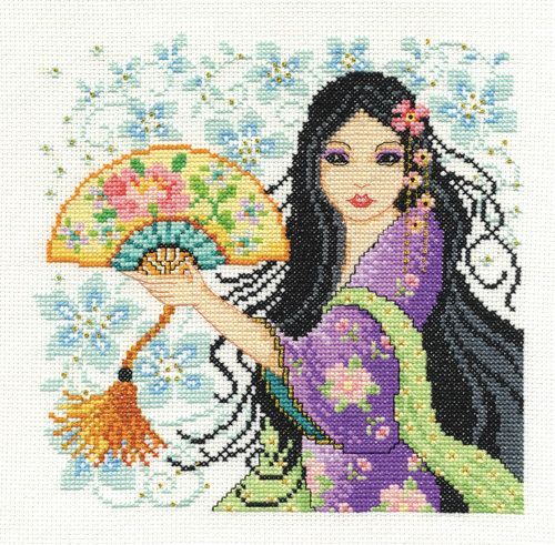 DMC BK1564 Geisha Cross Stitch Kit