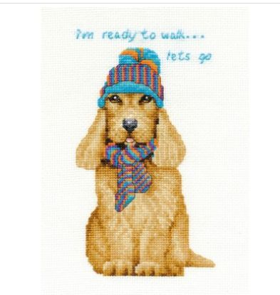 DMC BK1574 Cocker Spaniel Cross Stitch Kit