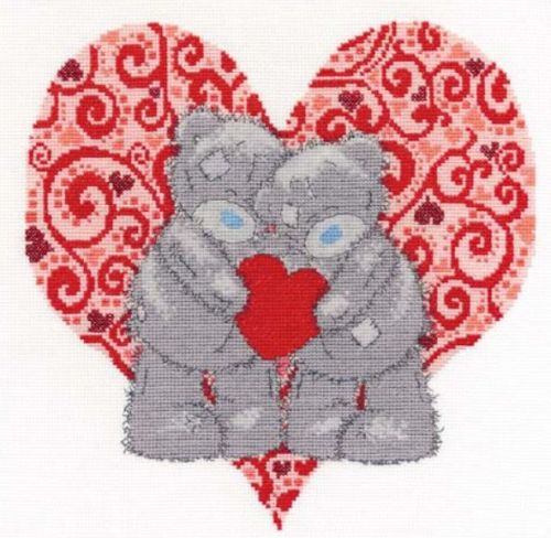 DMC BL1075/72 Tatty Teddy Love Bears Cross Stitch Kit